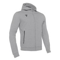 Cello Full Zip Hooded Sweatshirt GRY S Hettejakke i børstet fleece - Unisex