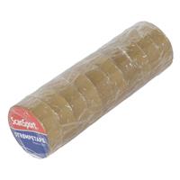 Strømpetape 10pk 19mm x 10m Transparent Transparent strømpetape