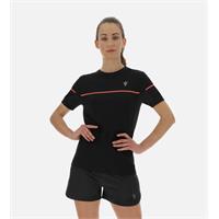 Run Kona Margot SS Woman BLK/NCOR XS Sømløs løpe t-skjorte til dame