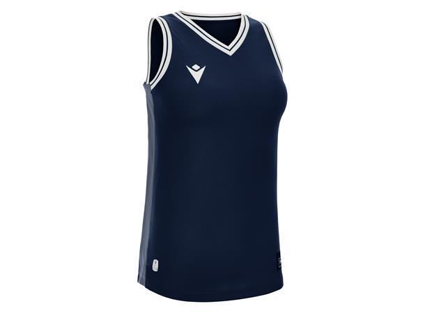 Tellurium Eco W Basket Shirt NAV/WHT XS Teknisk basketdrakt i Eco tekstil 