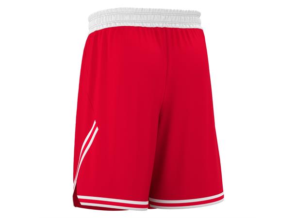 Kansas Basket Eco Shorts RED/WHT 3XL Teknisk basketshorts - Unisex 