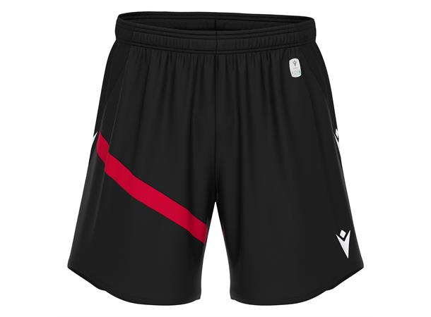 Shen Eco Match Day Shorts BLK/RED 3XL Teknisk shorts i ECO-tekstil - Unisex 