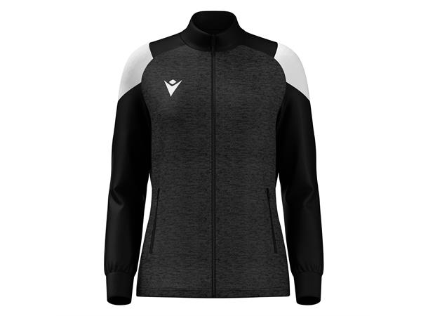 Valkyria Full Zip Top Woman BLK/WHT L Teknisk reisejakke til dame 