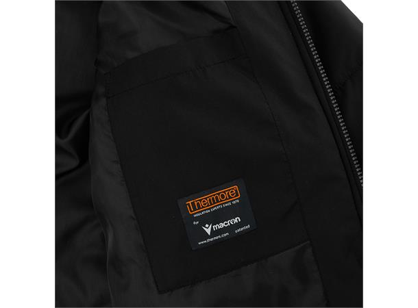 Northland Jacket BLK XXL Ekstra lang vattert coachjakke - Unisex 